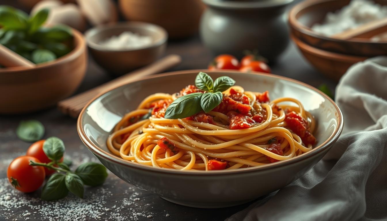 Fresh seasonal ingredients arranged for home cooking