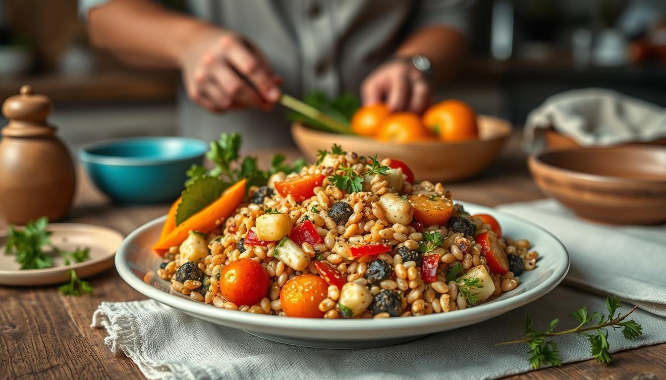 Ingredients prepared for a fast weeknight meal